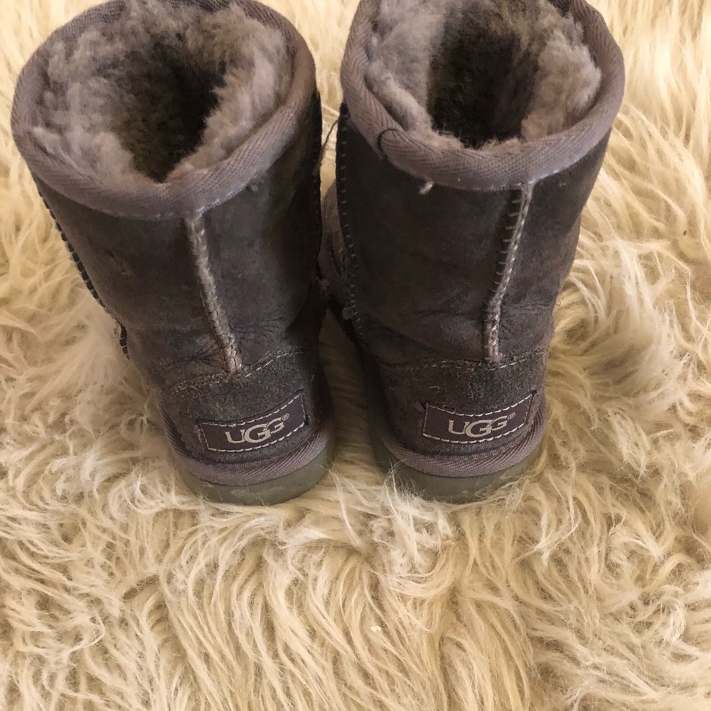 Gray Toddler Uggs. Worn lightly.
